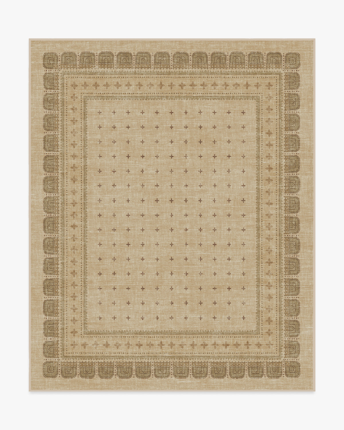 Beatrice — Halı, Taba, AREA, beyaz zemin, 8x10