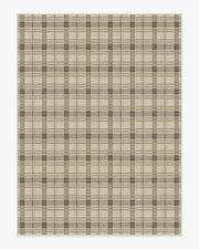 Piper Plaid — Halı, Nötr, AREA, beyaz zemin, 9x12