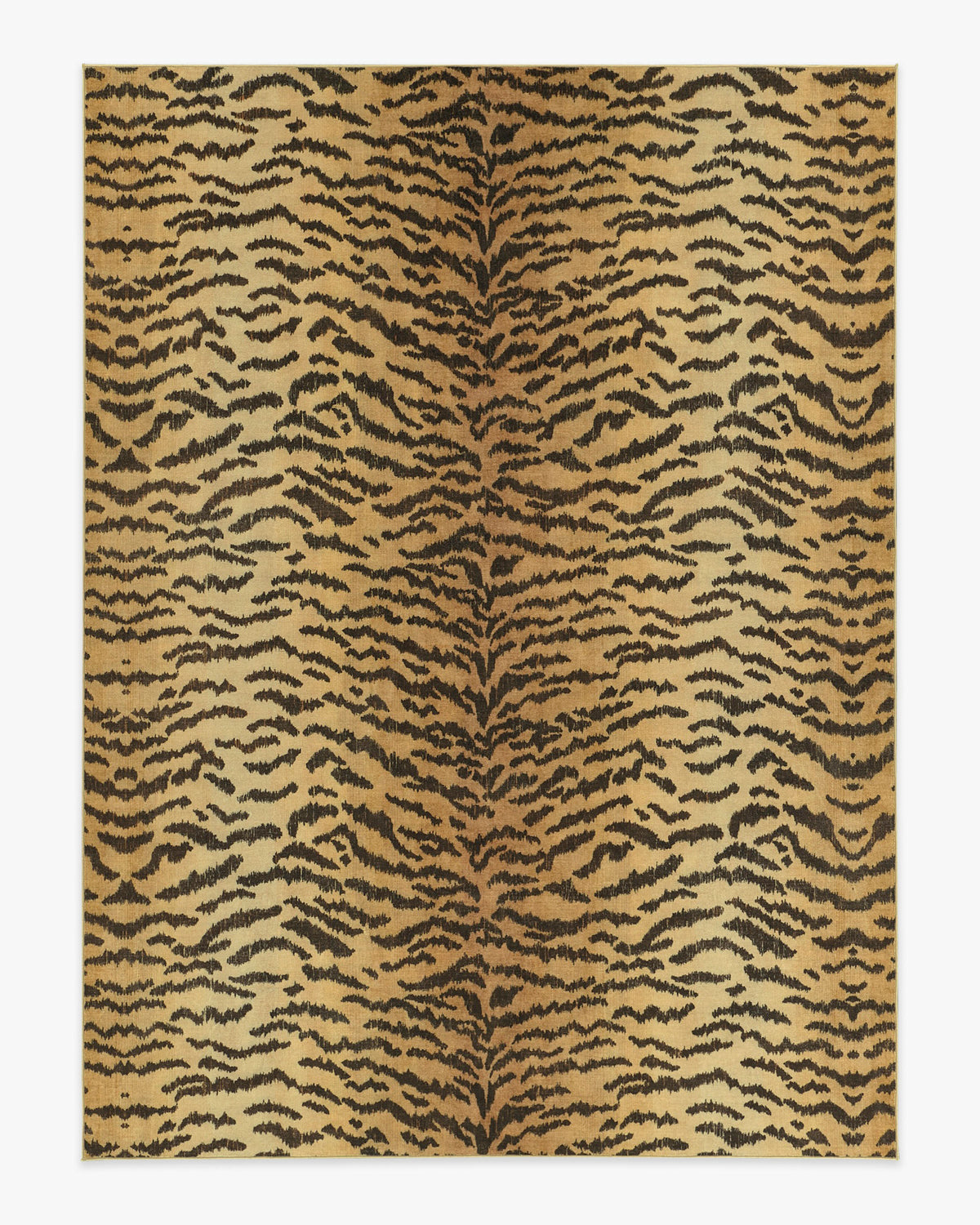 Tigre — Halı, Altın, AREA, beyaz zemin, 9x12