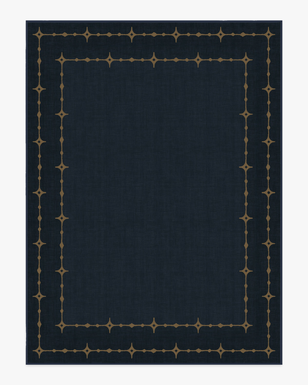 Sparkle Border — Halı, Koyu Lacivert, AREA, beyaz zemin, 9x12