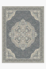 Mickey Persian — Halı, Abalone, AREA, beyaz zemin, 9x12