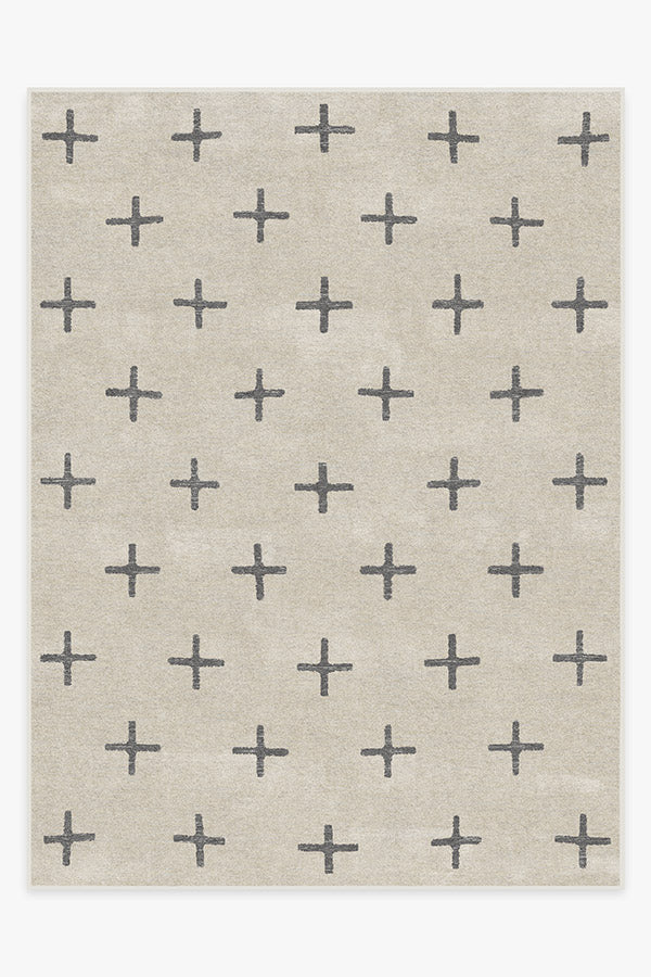 Crosby Birch — Halı, Antrasit, AREA, beyaz zemin, 9x12