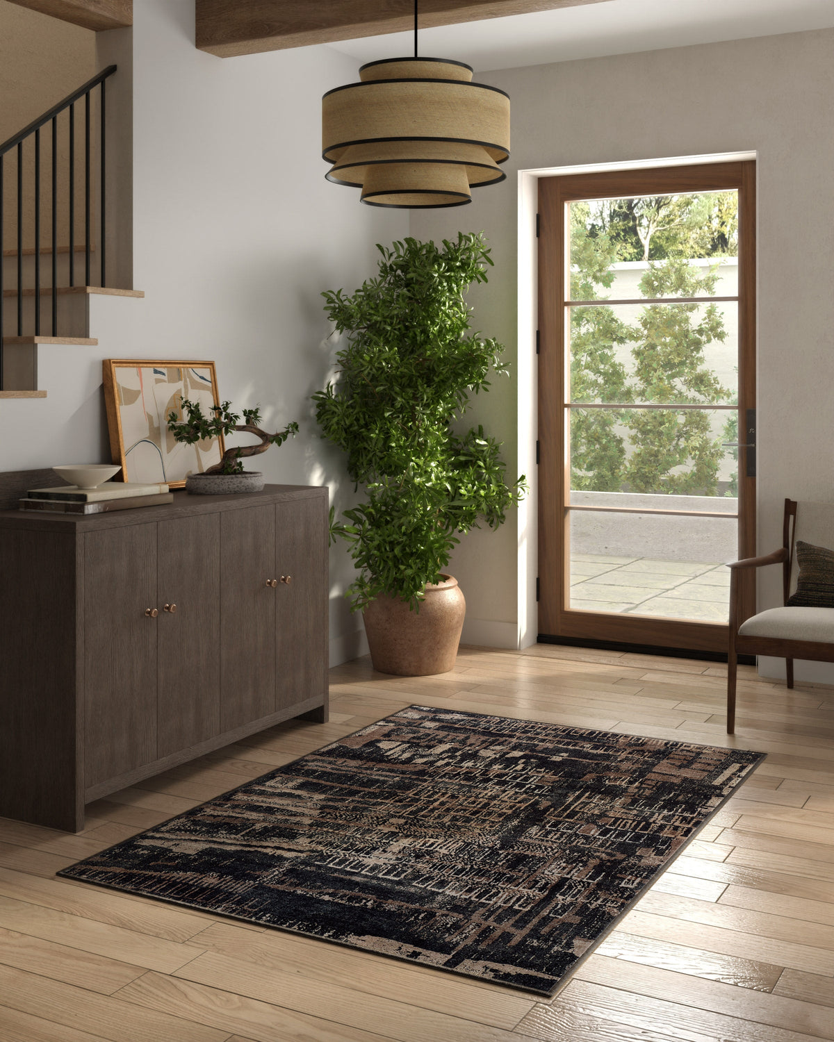Ourea — Halı, Koyu Ahşap, AREA, yaşam alanı, 5x7