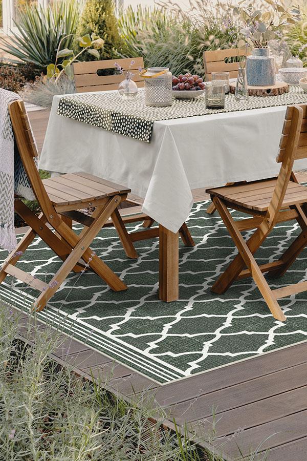 Varia Trellis — Halı, Orman Yeşili, AREA, yaşam alanı, 5x7