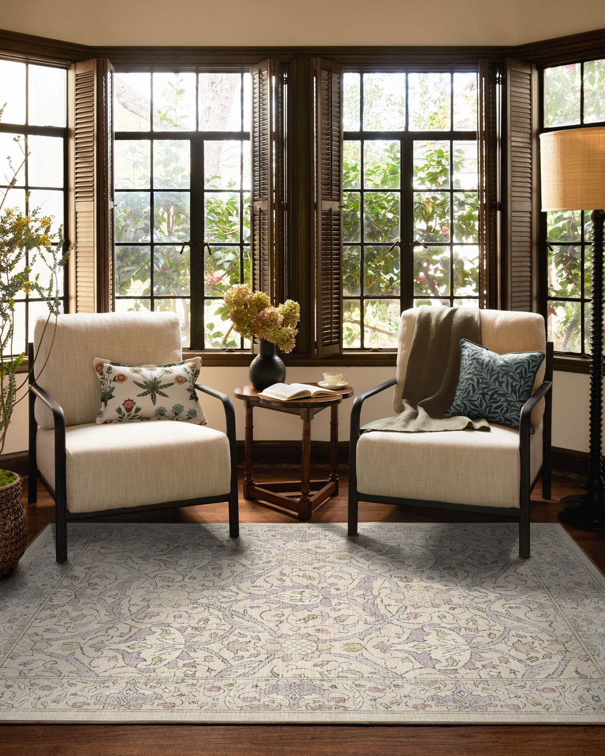 Morris And Co Montreal — Halı, Bej Lilac, AREA, yaşam alanı, 5x7