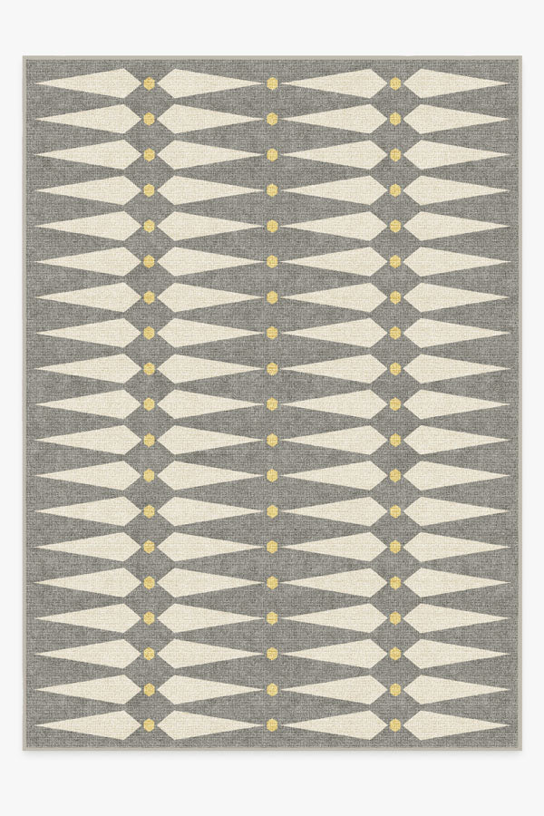 Carnaby Shadow Del Sol — Halı, Gri, AREA, beyaz zemin, 10x14