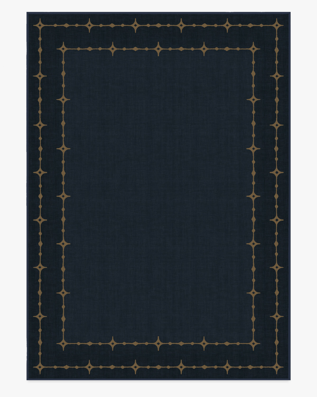 Sparkle Border — Halı, Koyu Lacivert, AREA, beyaz zemin, 10x14