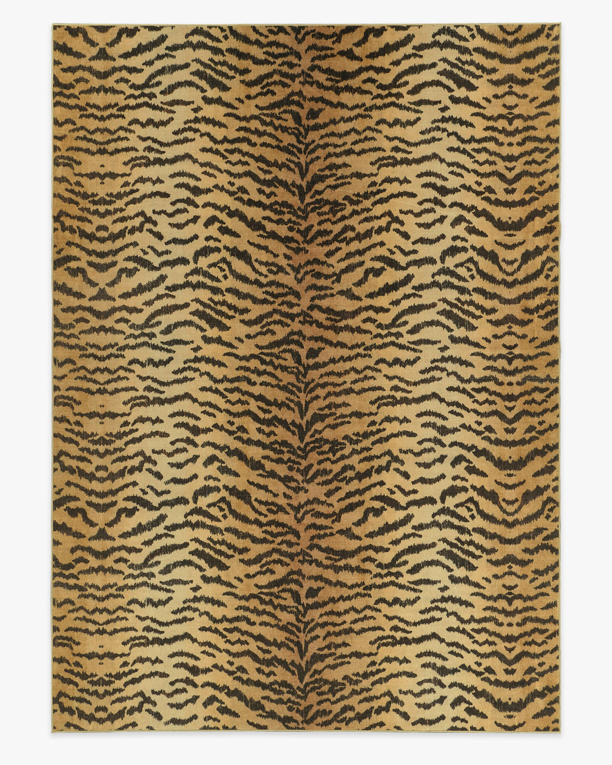Tigre — Halı, Altın, AREA, beyaz zemin, 10x14