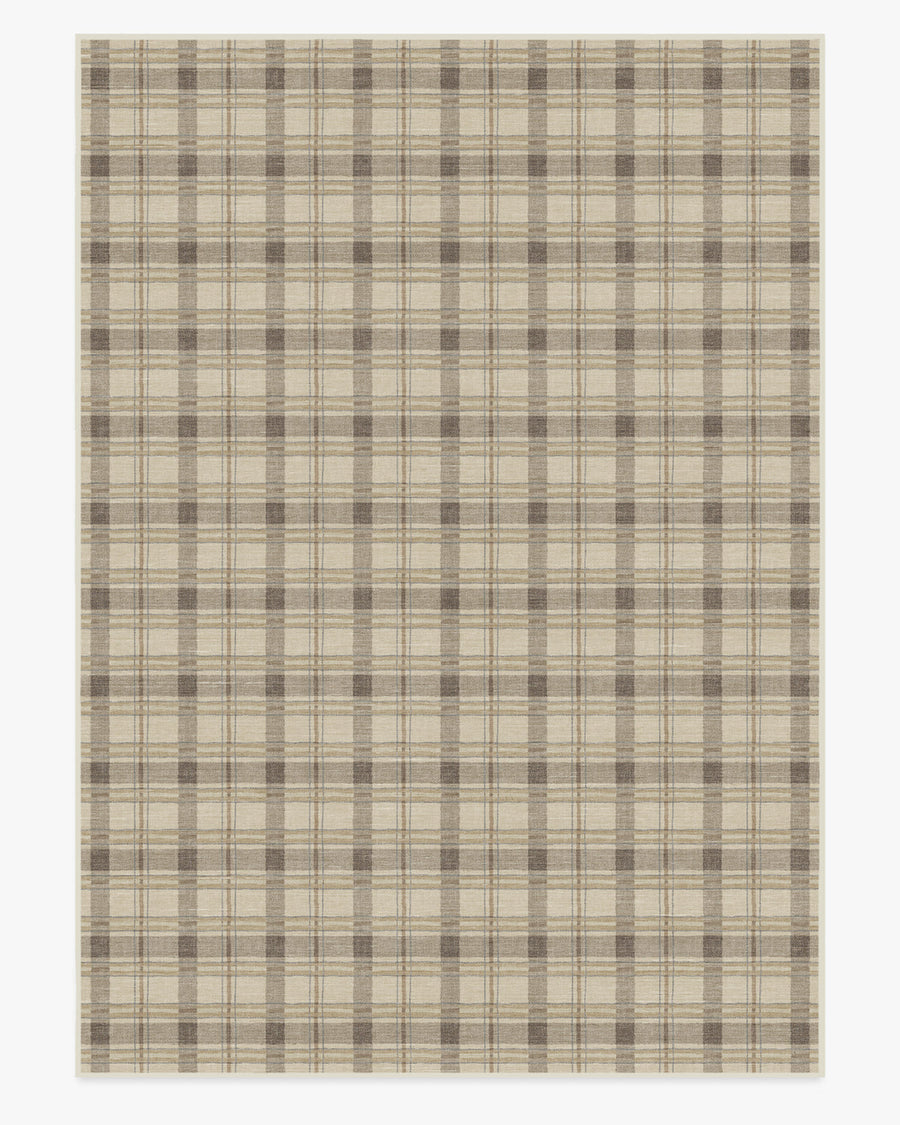 Piper Plaid — Halı, Nötr, AREA, beyaz zemin, 10x14