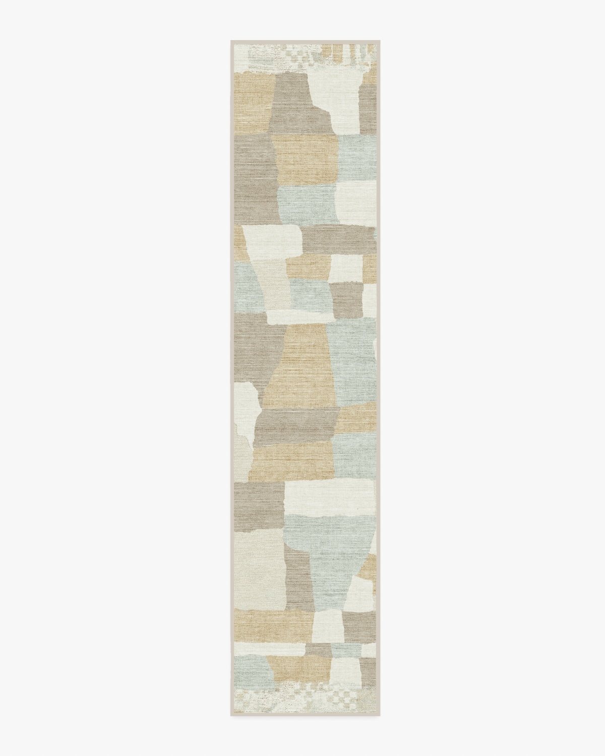 Boulder — Halı, Nötr Gri, RUNNER, beyaz zemin, 2x12