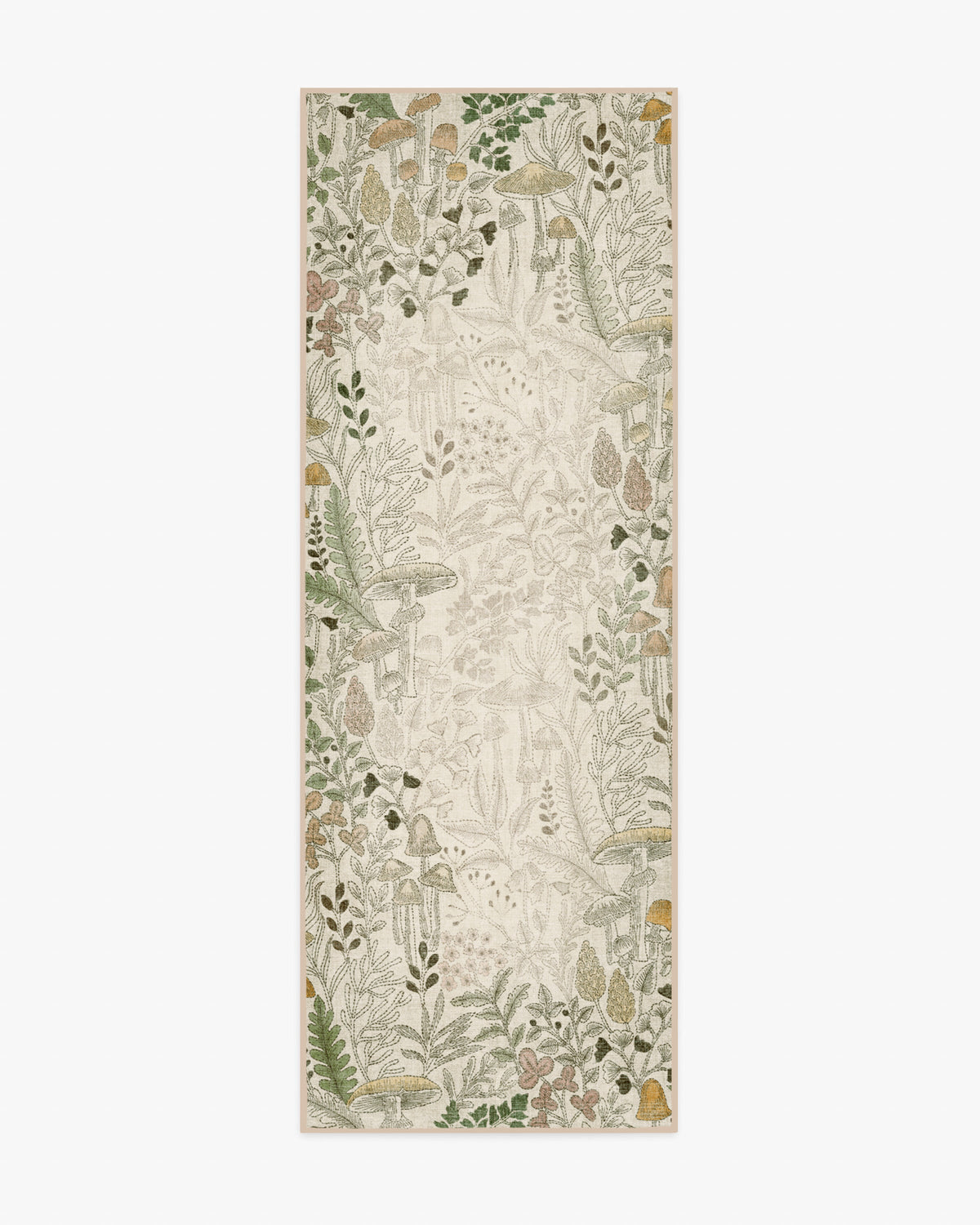 Wildwood — Halı, Nötr, RUNNER, beyaz zemin, 2x7