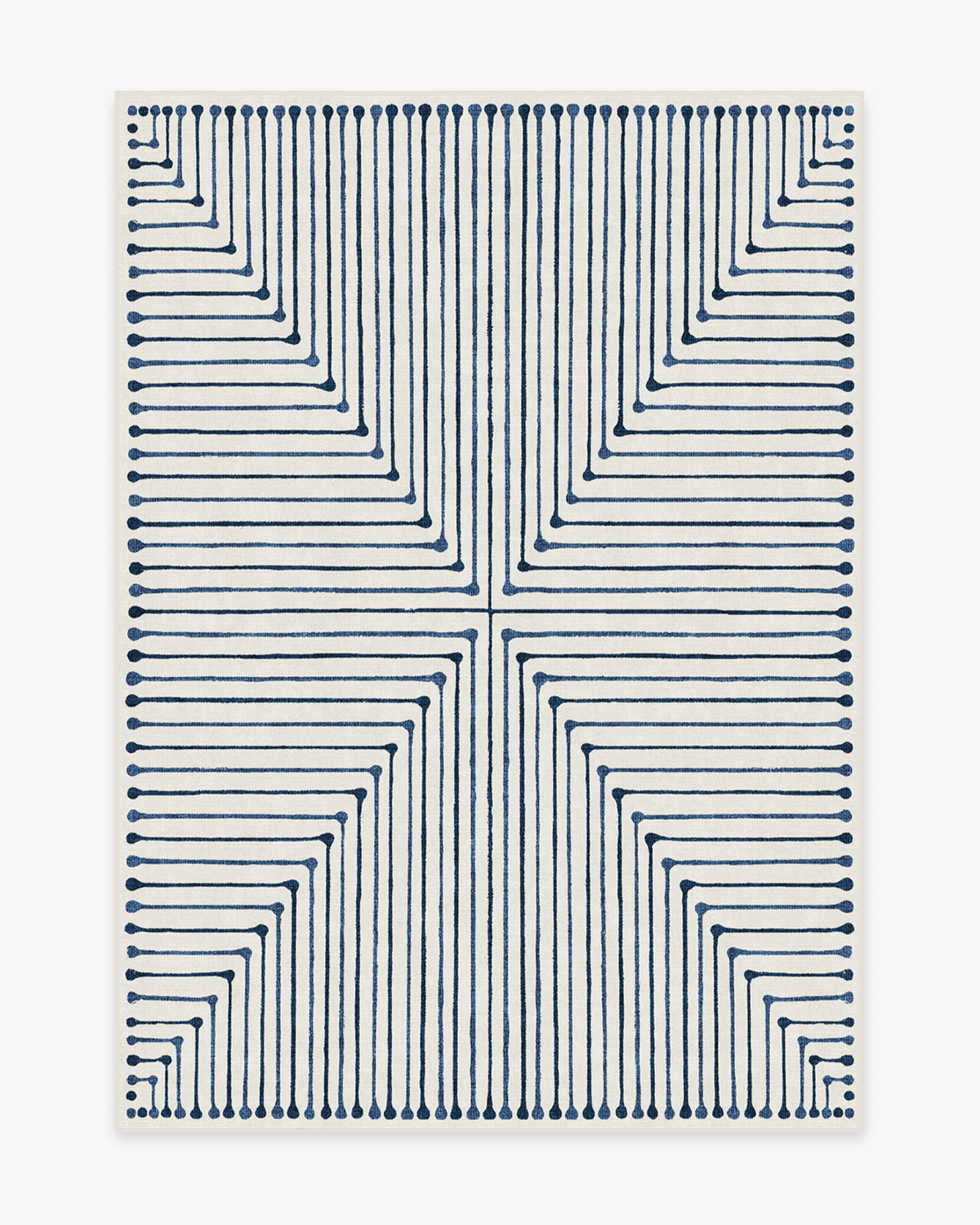 Inkdrop — Halı, Arduvaz Mavisi, AREA, beyaz zemin, 5x7