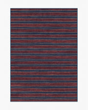 Marin — Halı, Kırmızı, AREA, beyaz zemin, 5x7