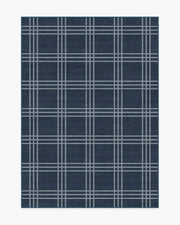 Pierre — Halı, Lacivert, AREA, beyaz zemin, 5x7