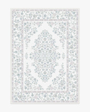 Emmeline — Halı, İnci, AREA, beyaz zemin, 5x7
