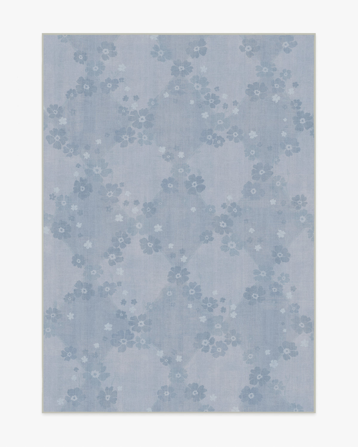 Serene — Halı, Arduvaz Mavisi, AREA, beyaz zemin, 5x7