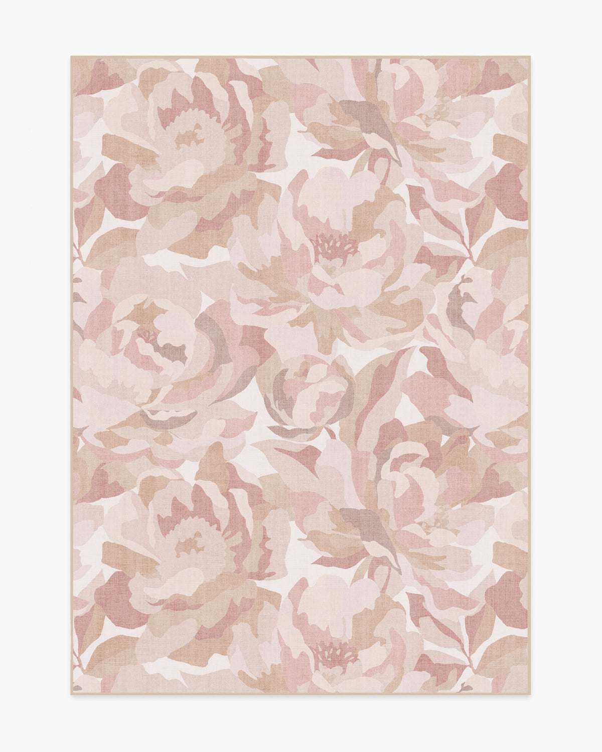 Fiona — Halı, Vintage Blush, AREA, beyaz zemin, 5x7