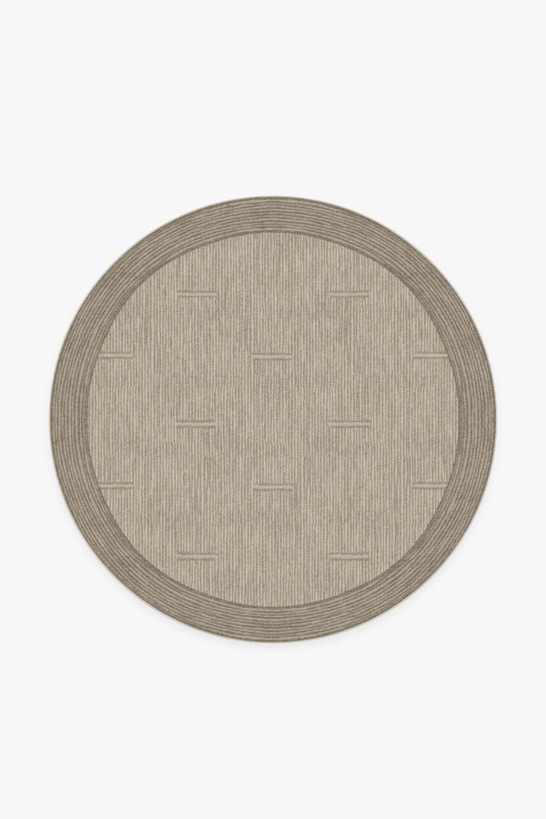 Solvi — Halı, Taş, ROUND, beyaz zemin, 6R