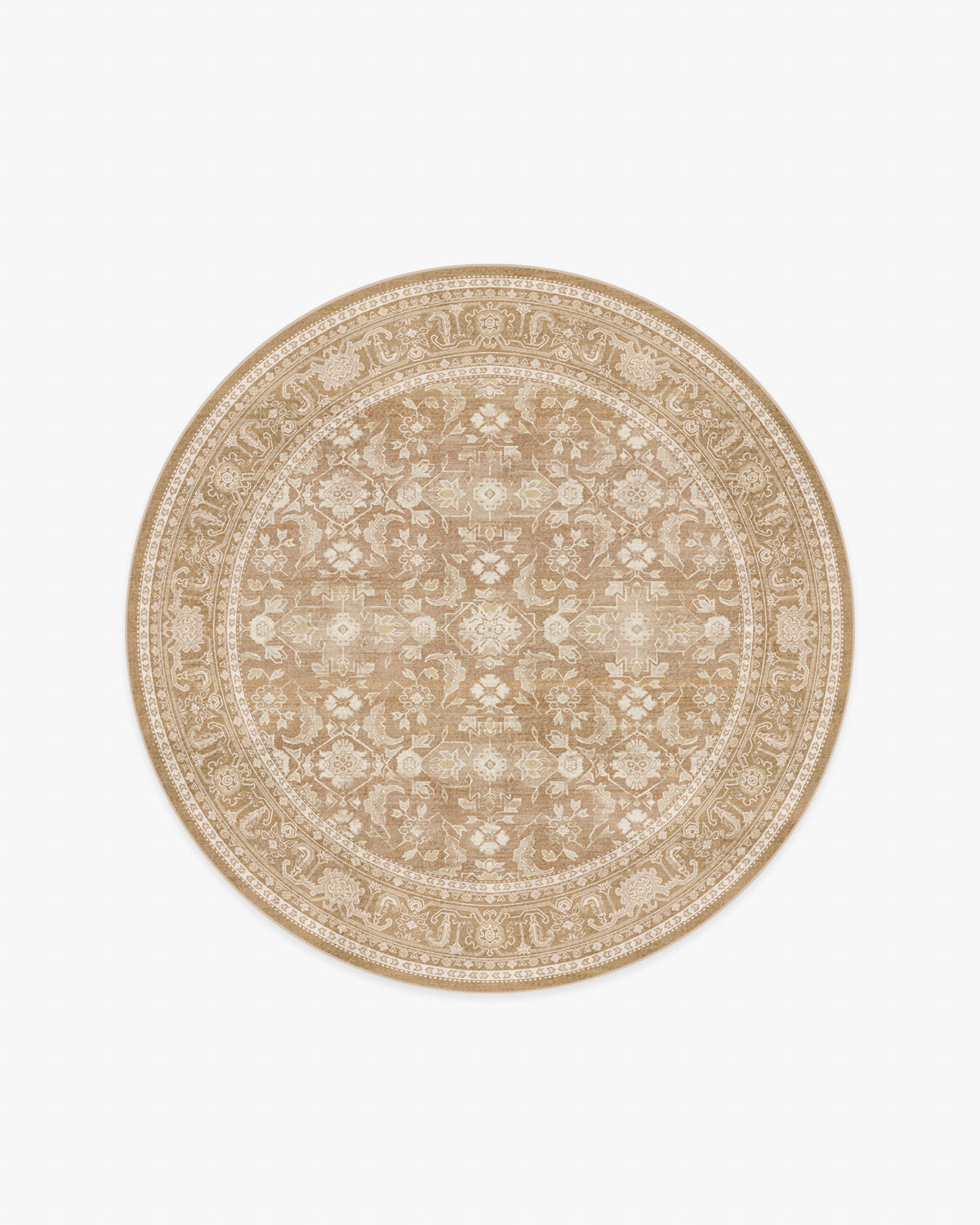 Ophelia — Halı, Doğal, ROUND, beyaz zemin, 6R