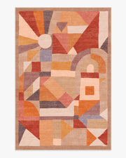 Orilla — Halı, Sunset, AREA, beyaz zemin, 6x9