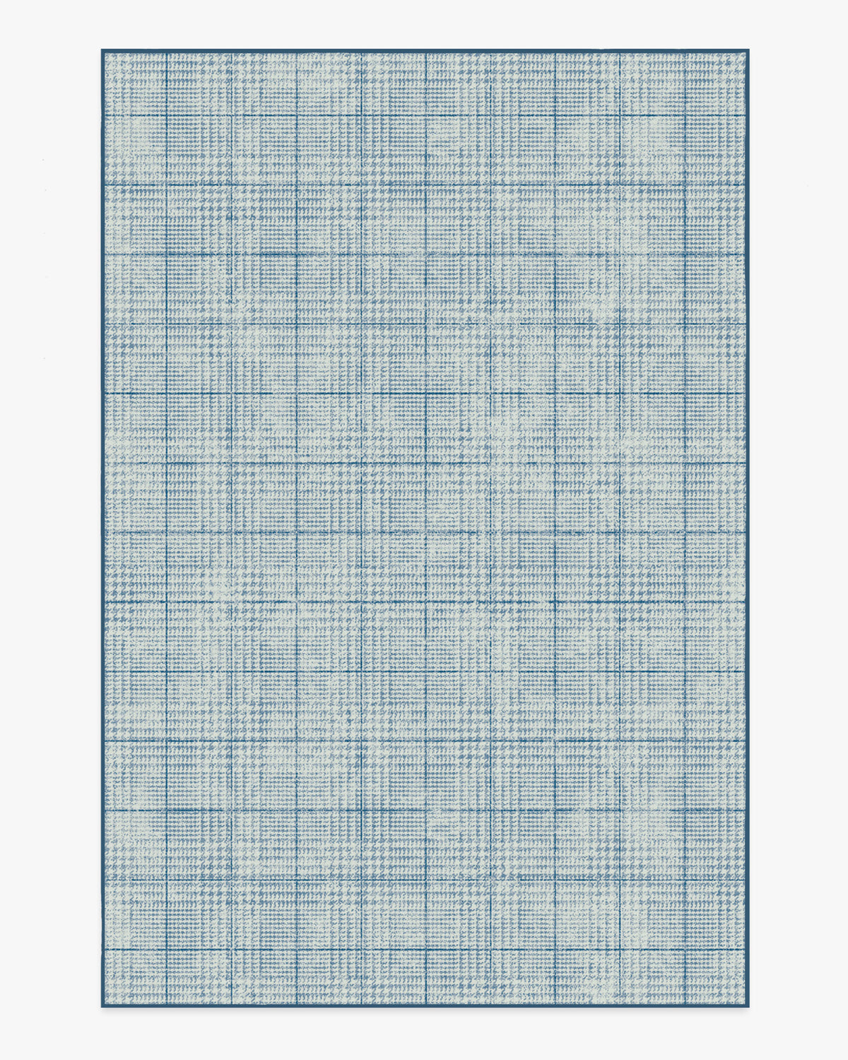 Glen Plaid — Halı, Lacivert, AREA, beyaz zemin, 6x9