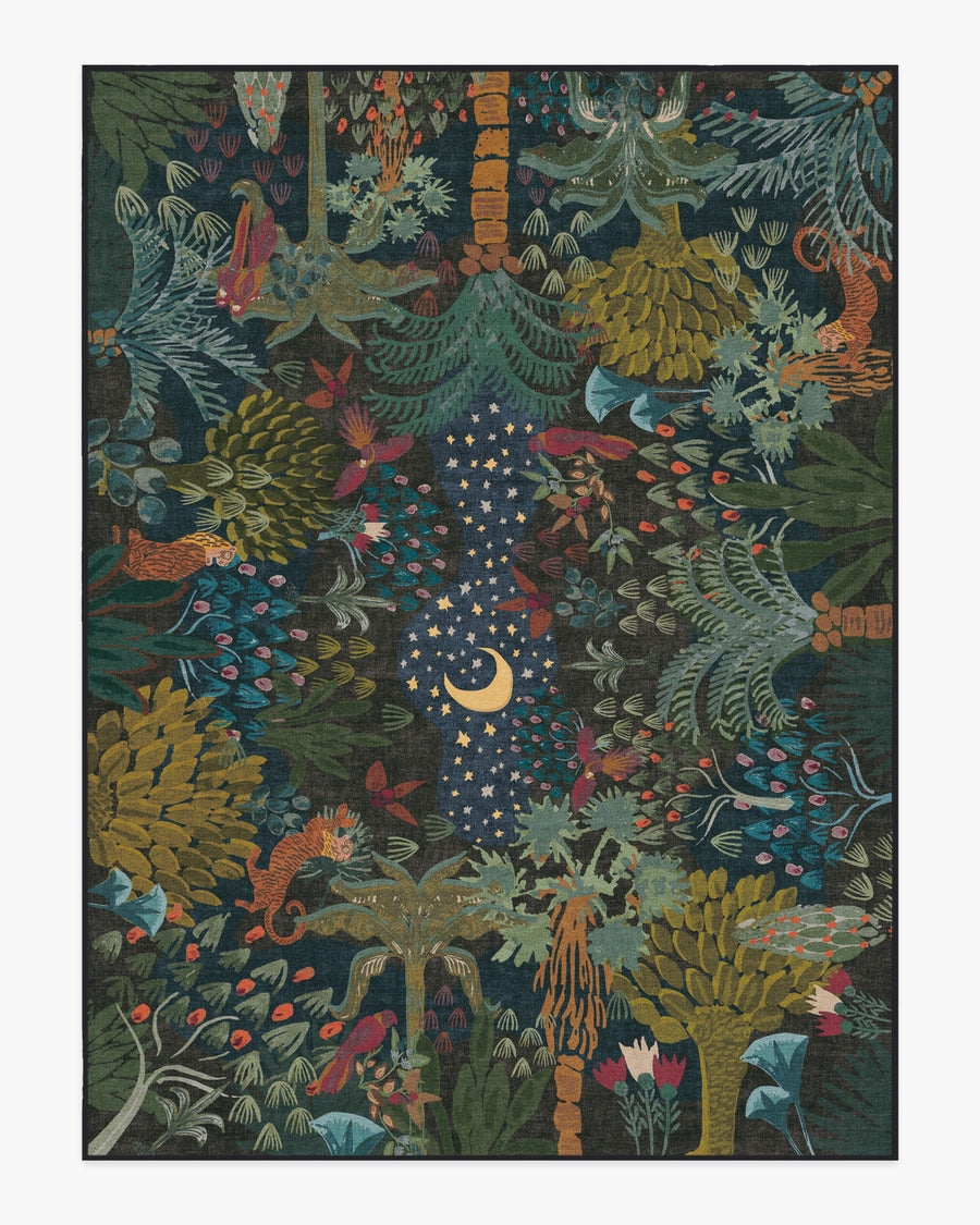 Justina Blakeney Josephine — Halı, Gece, AREA, beyaz zemin, 9x12