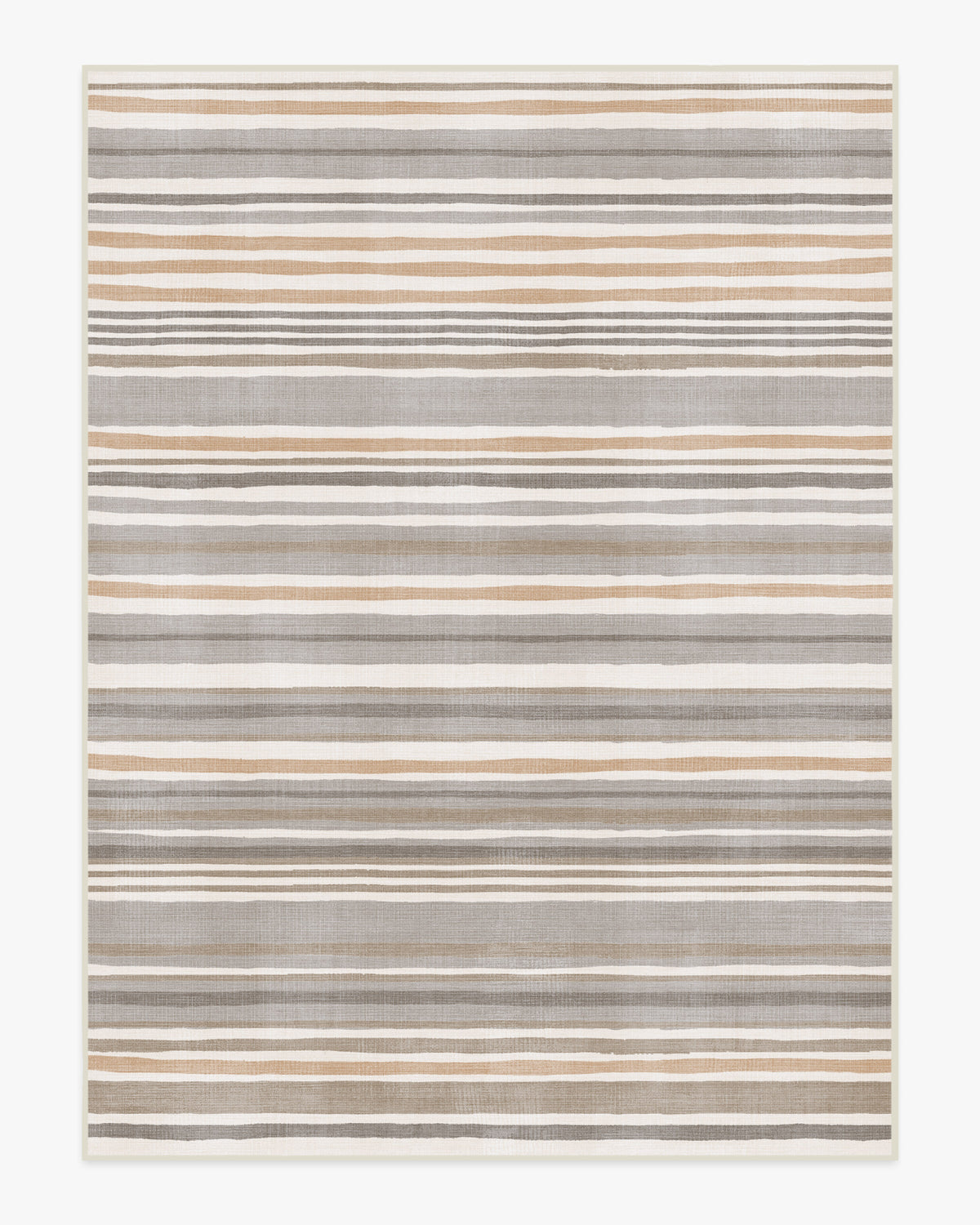 Elio Stripe — Halı, Gri Fildişi, AREA, beyaz zemin, 9x12