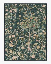 Morris And Co Melsetter — Halı, Turkuaz Yeşil, AREA, beyaz zemin, 9x12