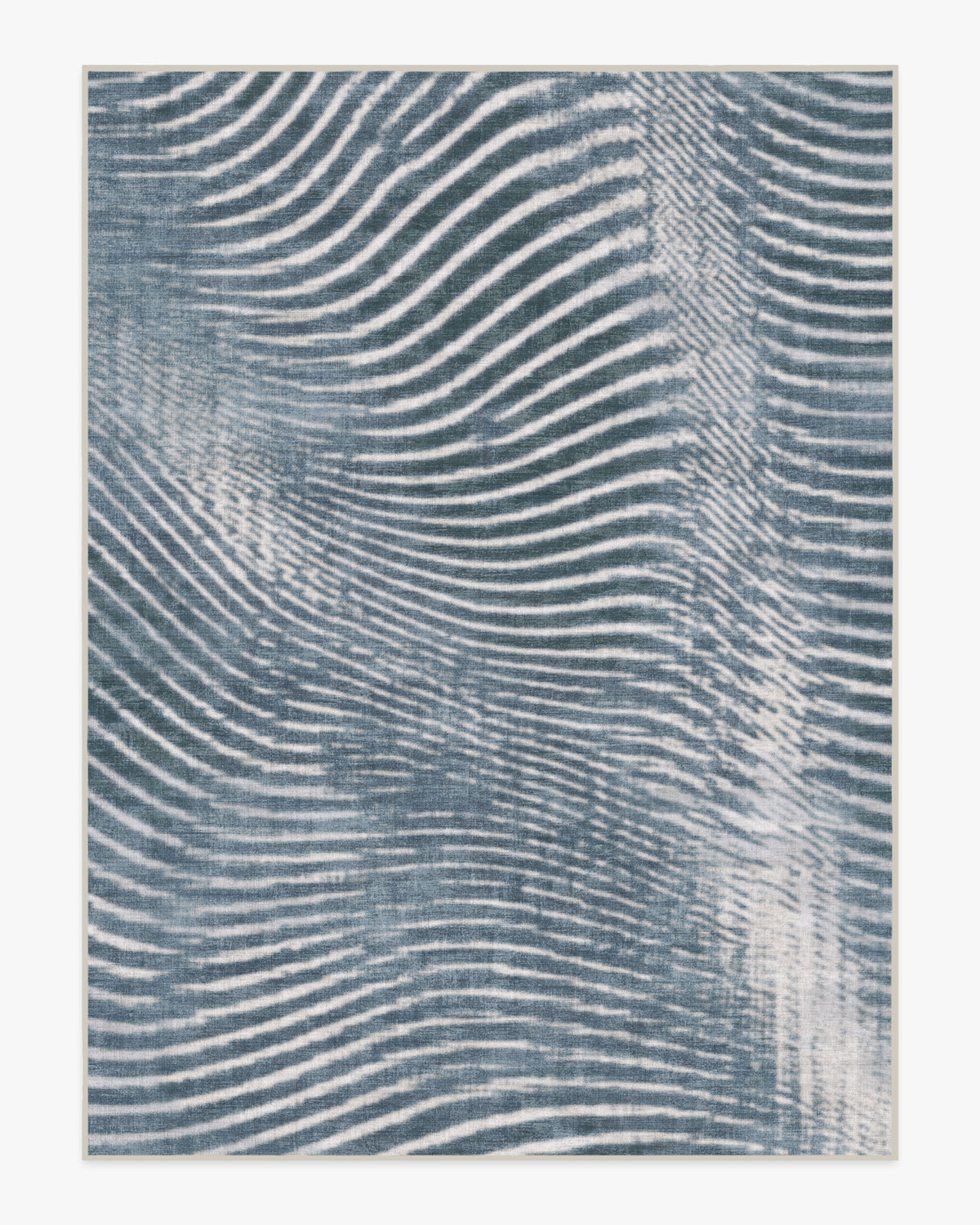Wesley — Halı, Mavi, AREA, beyaz zemin, 9x12
