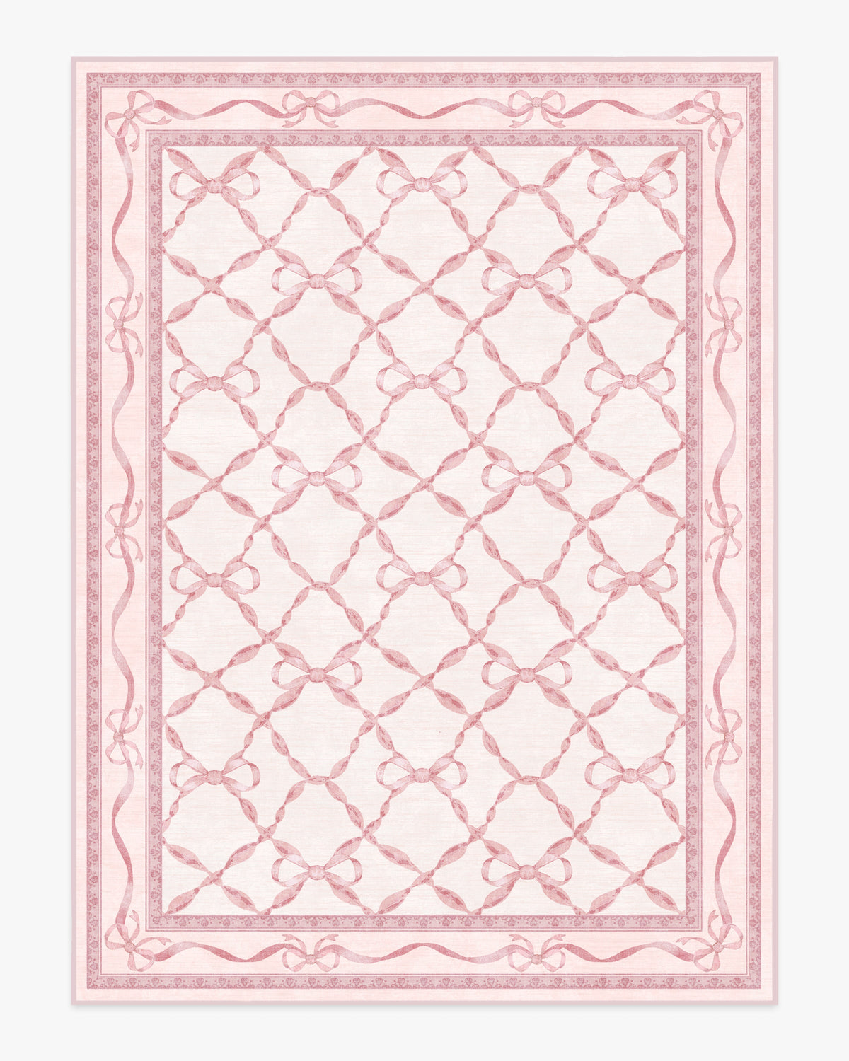 Eloise — Halı, Pembe, AREA, beyaz zemin, 9x12