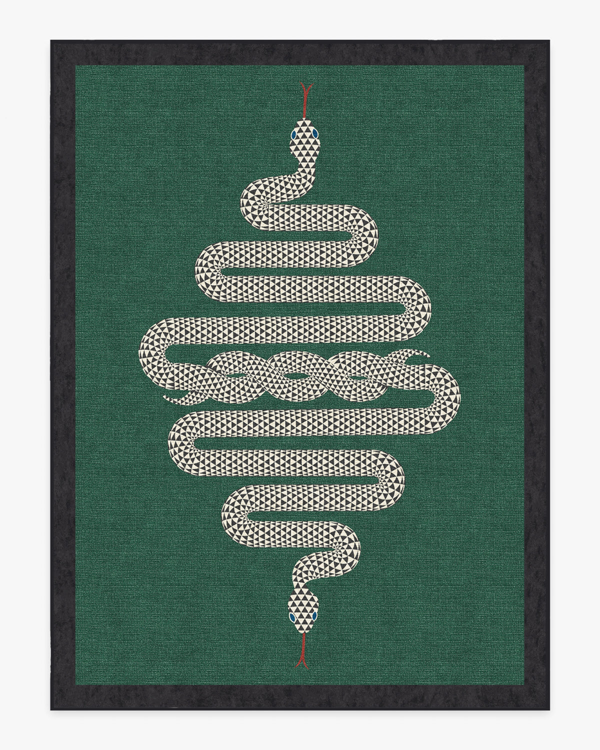 Venom — Halı, Emerald, AREA, beyaz zemin, 9x12