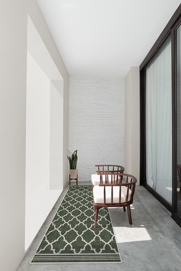Varia Trellis — Halı, Orman Yeşili, RUNNER, yaşam alanı, 2x7