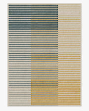 Gradasi Teal Quartz — Halı, Yeşil, AREA, beyaz zemin, 10x14