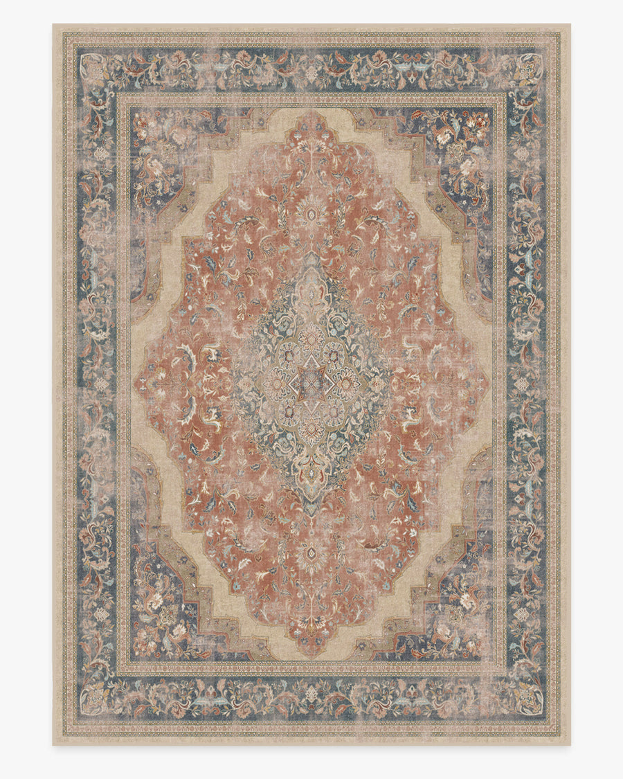Adeline — Halı, Antique Kırmızı, AREA, beyaz zemin, 10x14