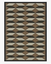 Oak — Halı, Siyah Deve Tüyü, AREA, beyaz zemin, 10x14