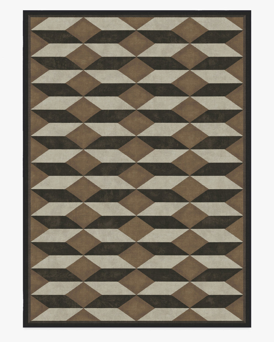 Oak — Halı, Siyah Deve Tüyü, AREA, beyaz zemin, 10x14