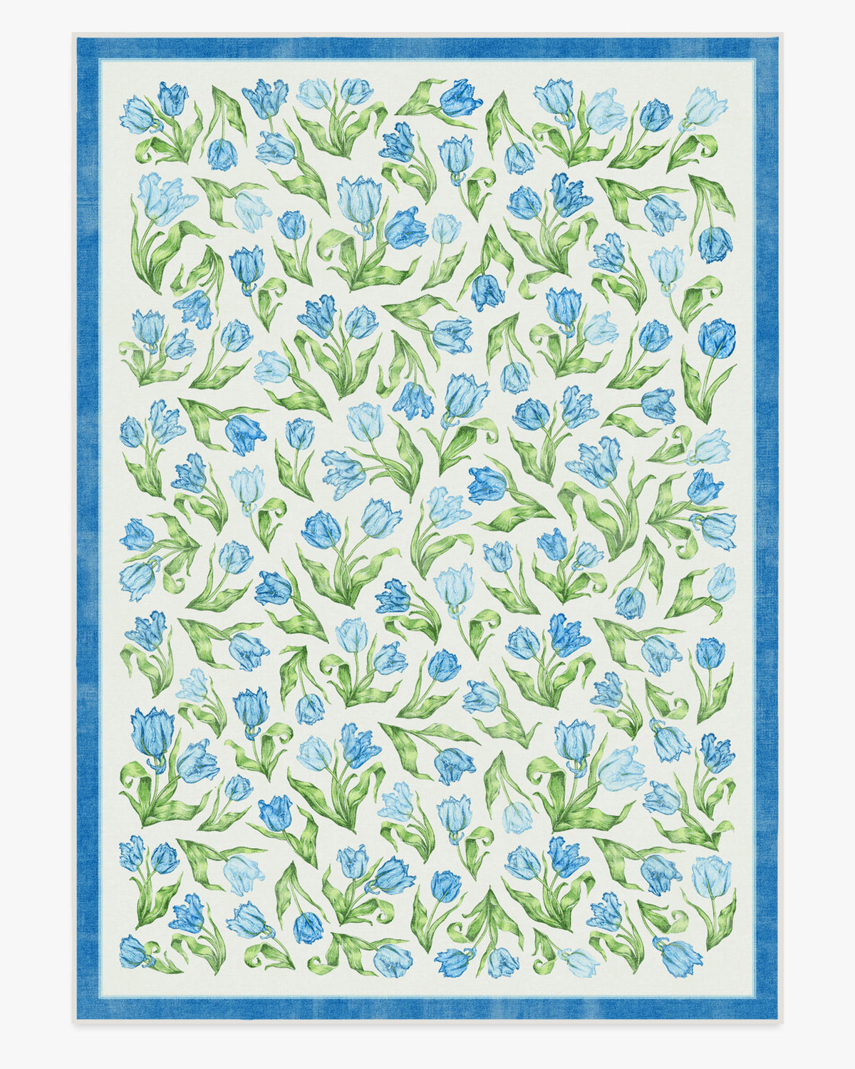 Garden Party — Halı, Mavi, AREA, beyaz zemin, 10x14