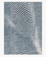 Wesley — Halı, Mavi, AREA, beyaz zemin, 10x14