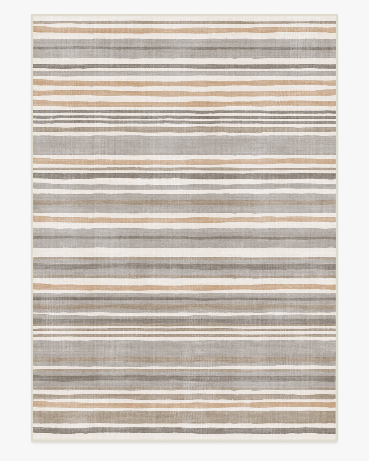 Elio Stripe — Halı, Gri Fildişi, AREA, beyaz zemin, 10x14