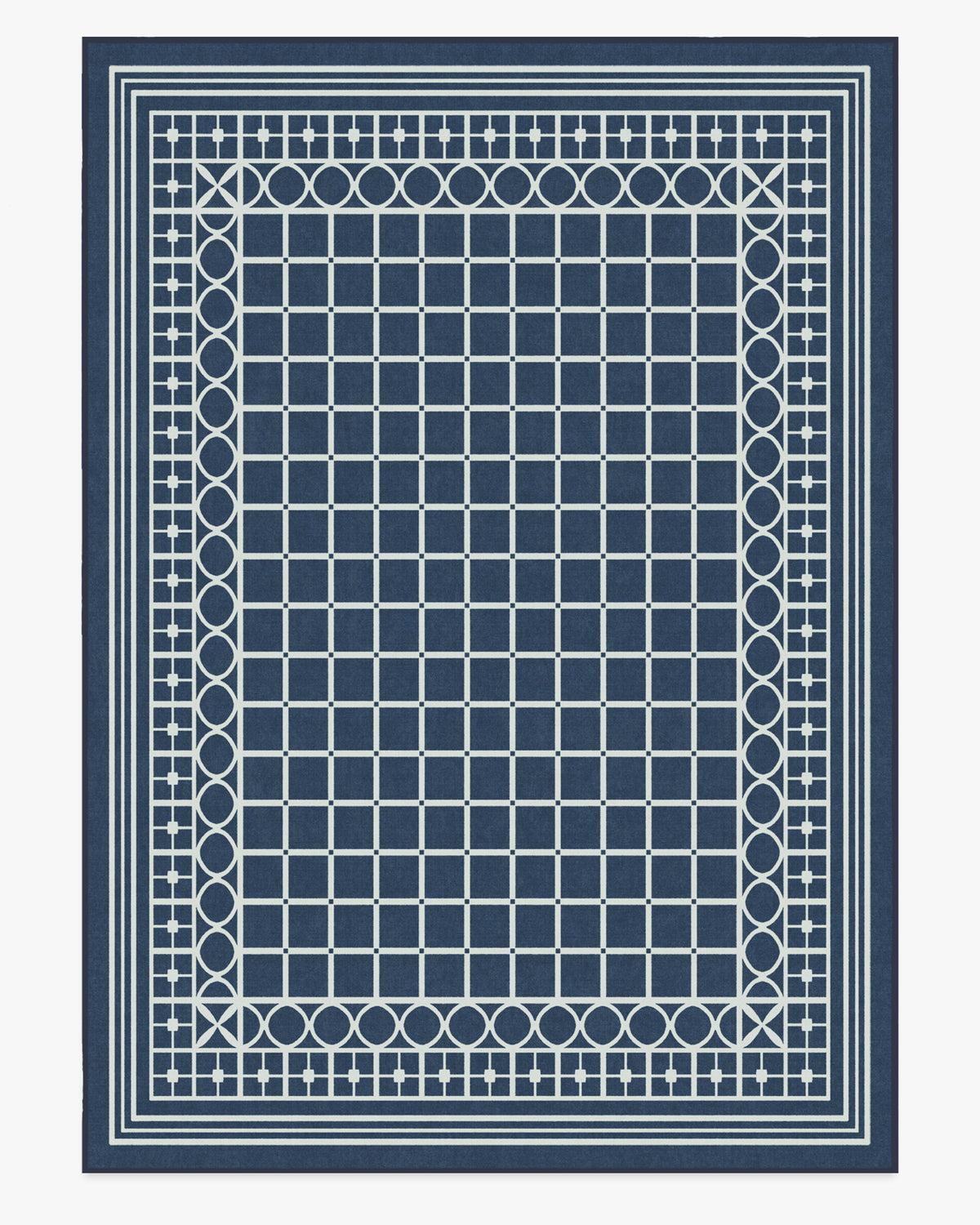 Gray Malin Palm Beach — Halı, Lacivert, AREA, beyaz zemin, 10x14