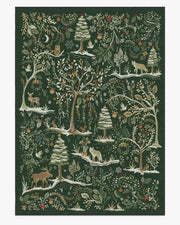 Elwood — Halı, Orman Yeşili, AREA, beyaz zemin, 10x14