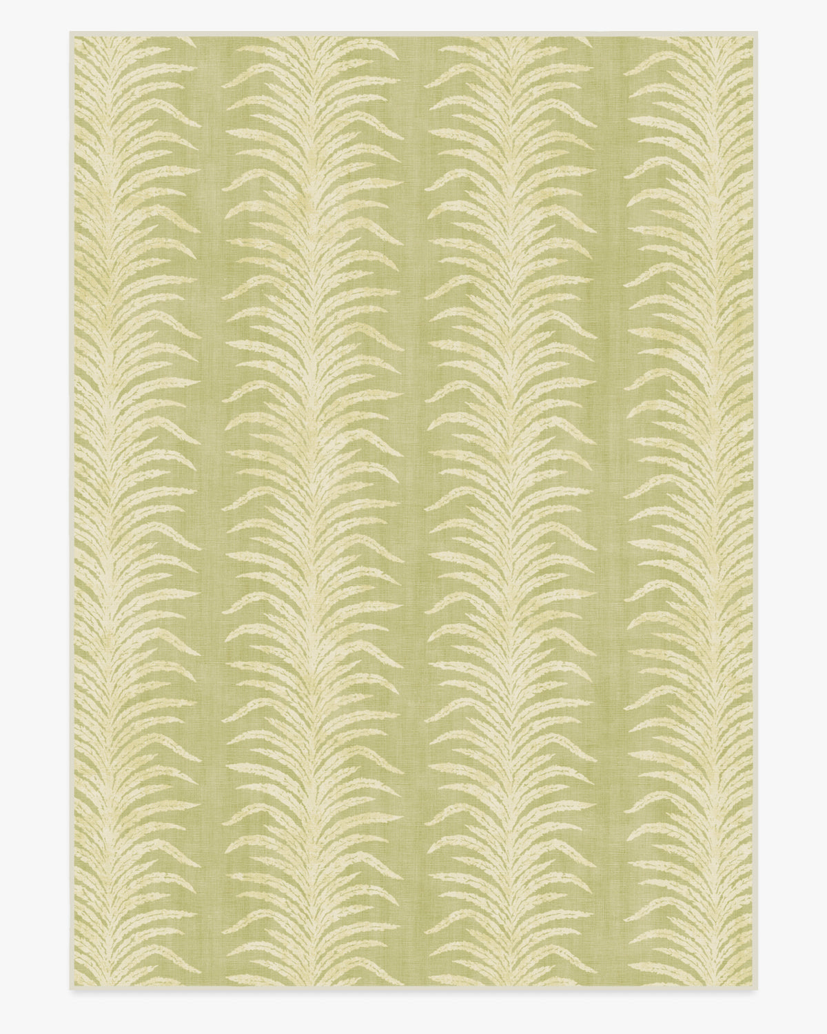 Tree Fern Matcha — Halı, Yeşil, AREA, beyaz zemin, 10x14