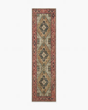 Santiago — Halı, Deve Tüyü Scarlet, RUNNER, beyaz zemin, 2x10
