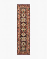 Avila — Halı, Crimson Kırmızı, RUNNER, beyaz zemin, 2x10