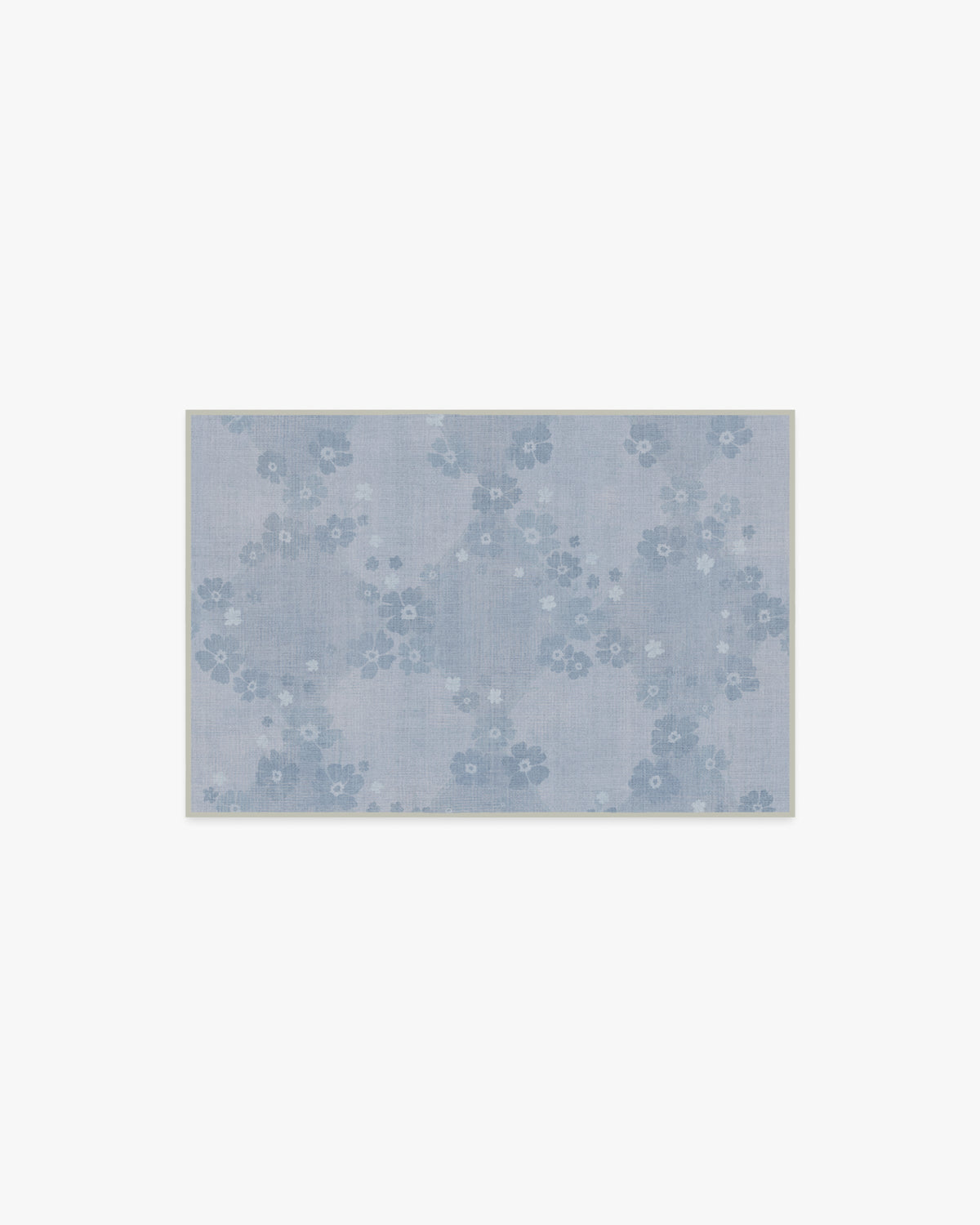 Serene — Halı, Arduvaz Mavisi, AREA, beyaz zemin, 2x3