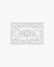 Emmeline — Halı, İnci, AREA, beyaz zemin, 2x3