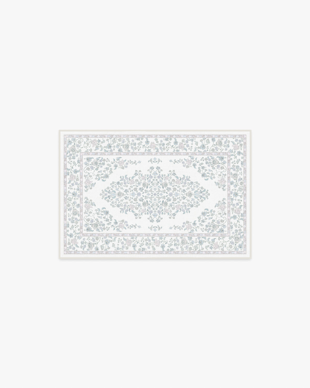 Emmeline — Halı, İnci, AREA, beyaz zemin, 2x3