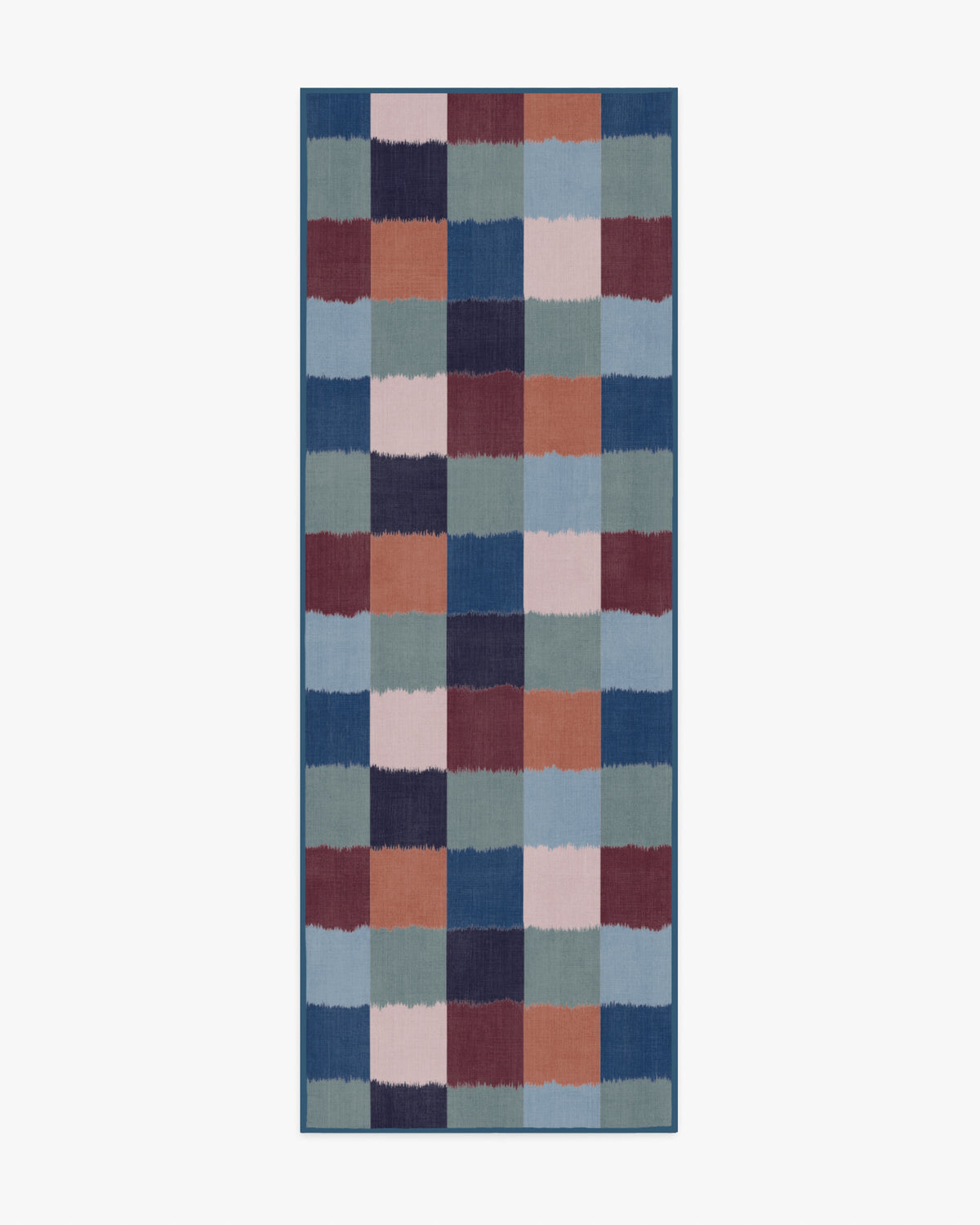 Ostjakki — Halı, Çok Renkli, RUNNER, beyaz zemin, 2x7
