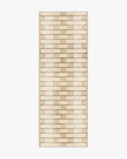 Hollis — Halı, Taba, RUNNER, beyaz zemin, 2x7