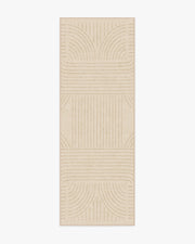 Callen — Halı, Kum, RUNNER, beyaz zemin, 2x7